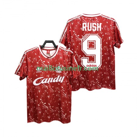 Maillot de Foot Liverpool Rush 9 1989 Domicile Retro 1991